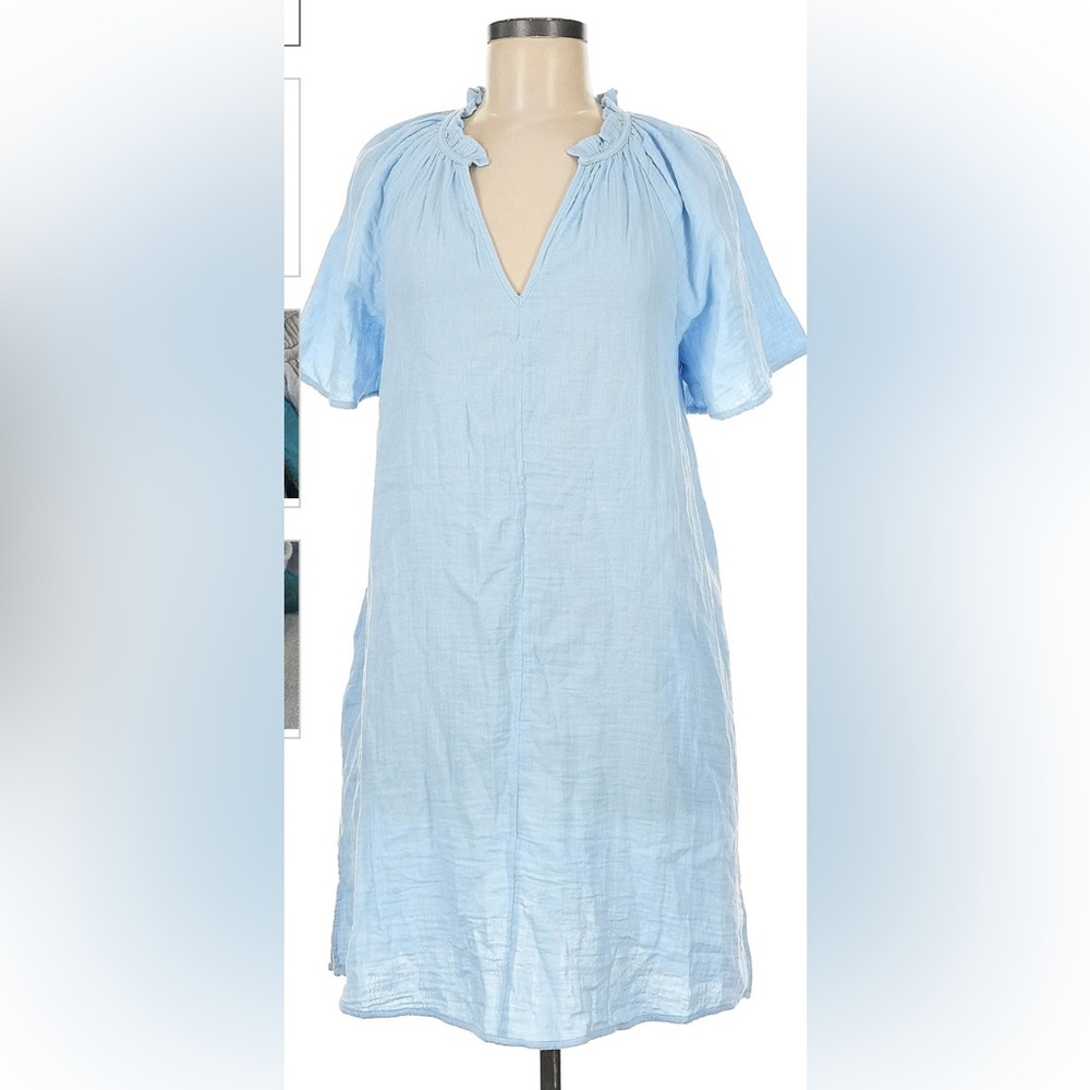 Old navy little blue linen dress nwt never worn